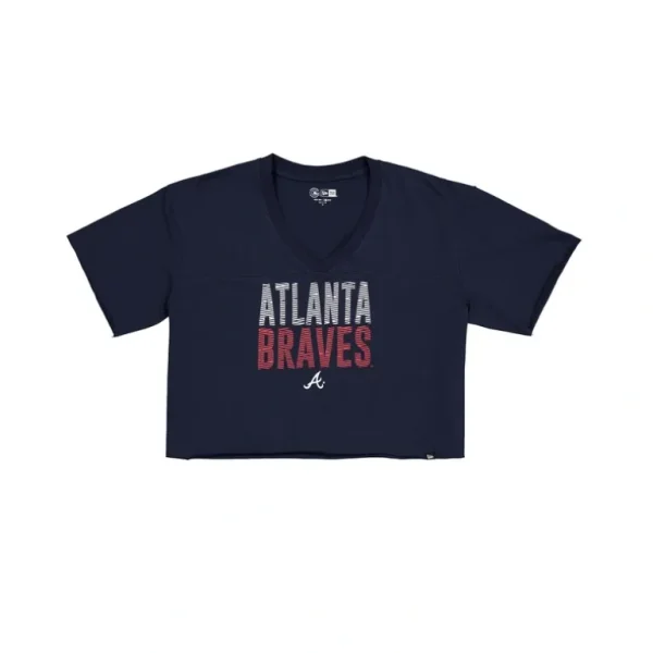 Shop Atlanta Braves Active Womens VNeck TShirt - KTGCaps - Baseball caps for various teams, purchased online at a discount