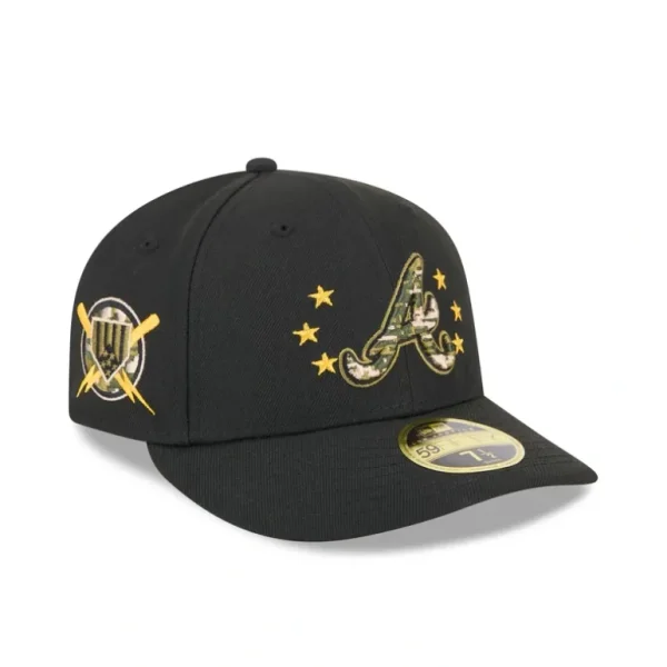 Flash Sale Atlanta Braves Armed Forces Day 2024 Low Profile 59FIFTY Fitted Hat - KTGCaps - Baseball caps for various teams, purchased online at a discount