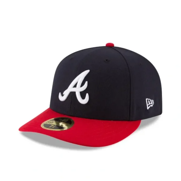 Outlet Atlanta Braves Authentic Collection Low Profile 59FIFTY Fitted Hat - KTGCaps - Baseball caps for various teams, purchased online at a discount