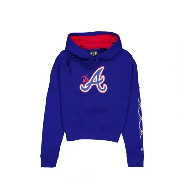 New Atlanta Braves City Connect Womens Hoodie - KTGCaps - Baseball caps for various teams, purchased online at a discount