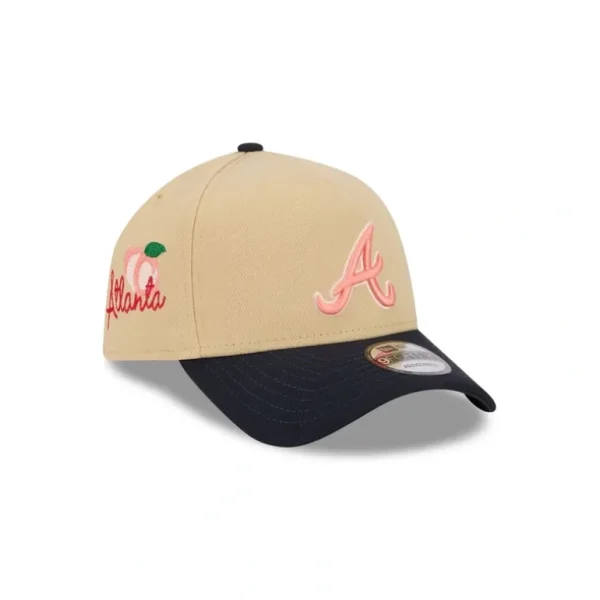 Hot Atlanta Braves City Side Patch 9FORTY AFrame Snapback Hat - KTGCaps - Baseball caps for various teams, purchased online at a discount