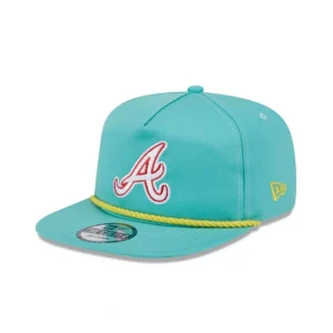 Sale Atlanta Braves Clear Mint Golfer Hat - KTGCaps - Baseball caps for various teams, purchased online at a discount
