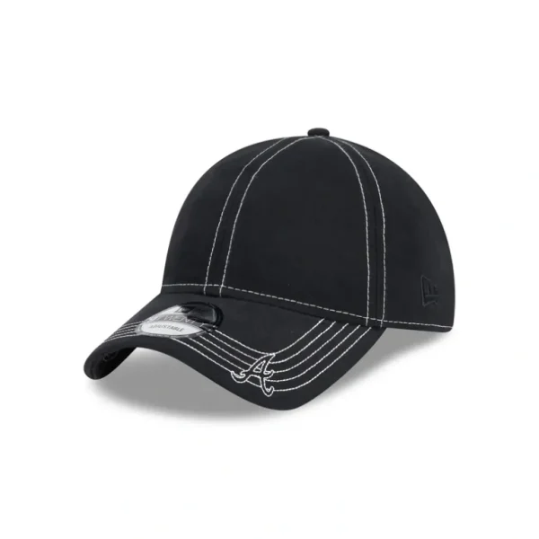 Shop Atlanta Braves Contrast Stitch 9TWENTY Adjustable Hat - KTGCaps - Baseball caps for various teams, purchased online at a discount