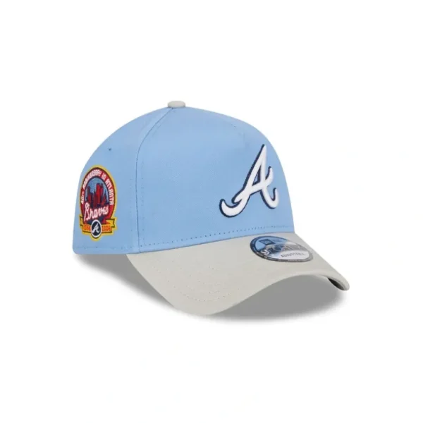 Cheap Atlanta Braves Coop Logo Select 9FORTY AFrame Snapback Hat - KTGCaps - Baseball caps for various teams, purchased online at a discount