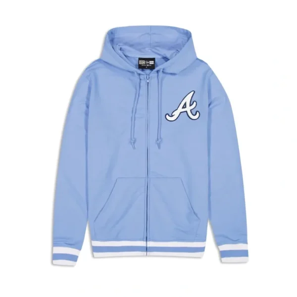 Sale Atlanta Braves Coop Logo Select FullZip Hoodie - KTGCaps - Baseball caps for various teams, purchased online at a discount