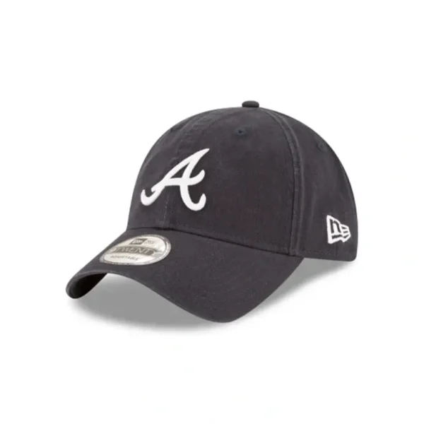 Online Atlanta Braves Core Classic Road 9TWENTY Adjustable Hat - KTGCaps - Baseball caps for various teams, purchased online at a discount