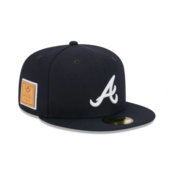 Flash Sale Atlanta Braves Court Sport 59FIFTY Fitted Hat - KTGCaps - Baseball caps for various teams, purchased online at a discount
