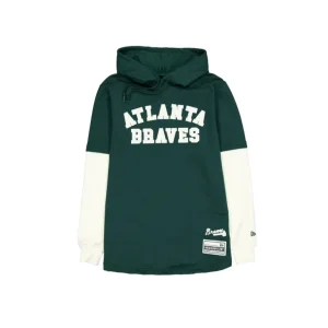 Shop Atlanta Braves Dark Green Logo Select Hooded TShirt - KTGCaps - Baseball caps for various teams, purchased online at a discount