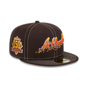 New Atlanta Braves Fall Foliage 59FIFTY Fitted Hat - KTGCaps - Baseball caps for various teams, purchased online at a discount
