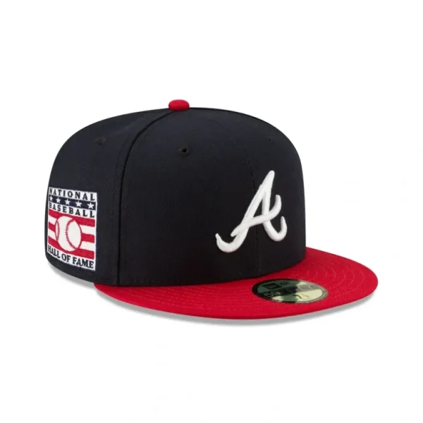 Shop Atlanta Braves Hall of Fame Weekend 2024 59FIFTY Fitted Hat - KTGCaps - Baseball caps for various teams, purchased online at a discount