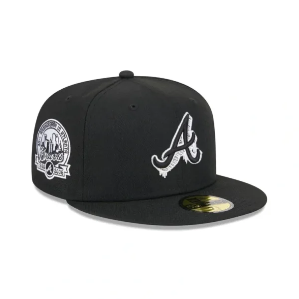 Shop Atlanta Braves Hi Vis Doodle 59FIFTY Fitted Hat - KTGCaps - Baseball caps for various teams, purchased online at a discount