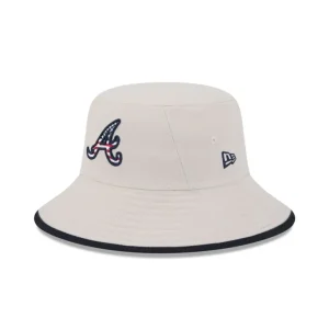Best Sale Atlanta Braves Independence Day 2024 Stretch Bucket Hat - KTGCaps - Baseball caps for various teams, purchased online at a discount
