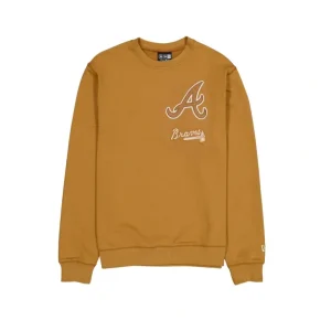 Best Atlanta Braves Light Bronze Logo Select Crewneck - KTGCaps - Baseball caps for various teams, purchased online at a discount