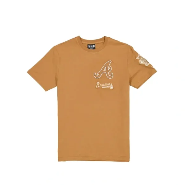 Cheap Atlanta Braves Light Bronze Logo Select TShirt - KTGCaps - Baseball caps for various teams, purchased online at a discount