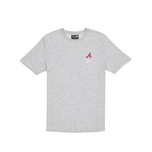 Store Atlanta Braves Logo Essentials Gray TShirt - KTGCaps - Baseball caps for various teams, purchased online at a discount