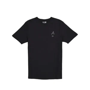 Best Sale Atlanta Braves Logo Essentials Tonal Black TShirt - KTGCaps - Baseball caps for various teams, purchased online at a discount