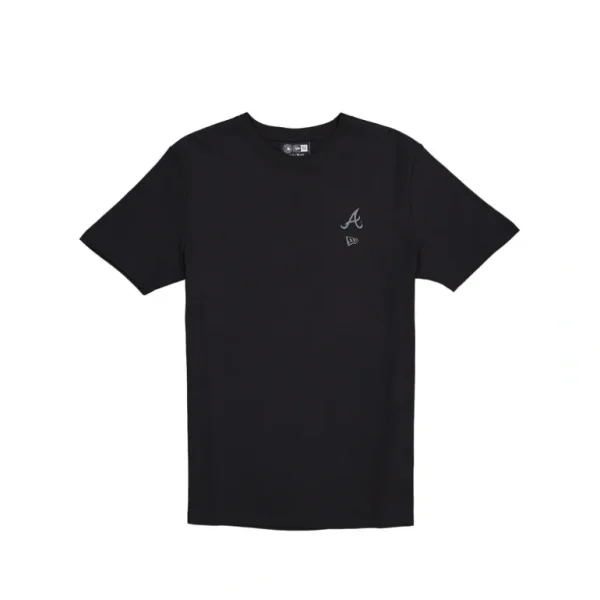 Best Sale Atlanta Braves Logo Essentials Tonal Black TShirt - KTGCaps - Baseball caps for various teams, purchased online at a discount