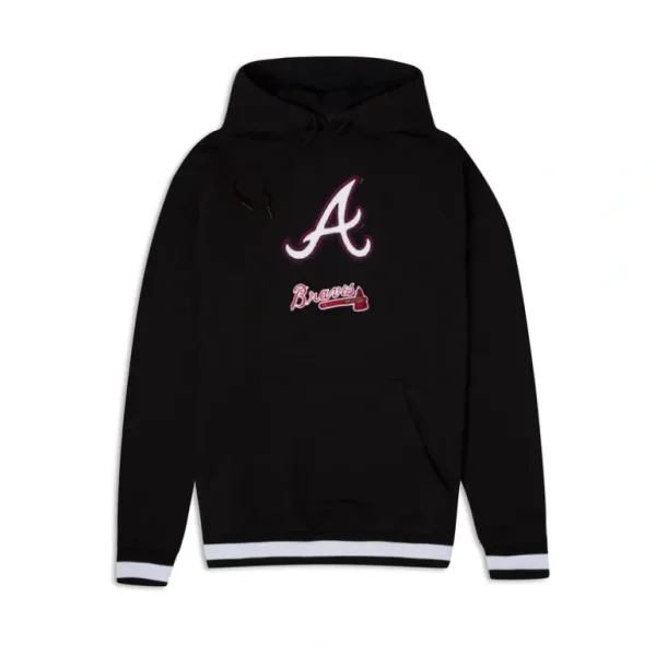 Outlet Atlanta Braves Logo Select Black Hoodie - KTGCaps - Baseball caps for various teams, purchased online at a discount