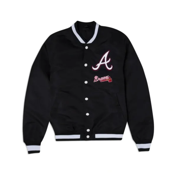 Shop Atlanta Braves Logo Select Black Jacket - KTGCaps - Baseball caps for various teams, purchased online at a discount