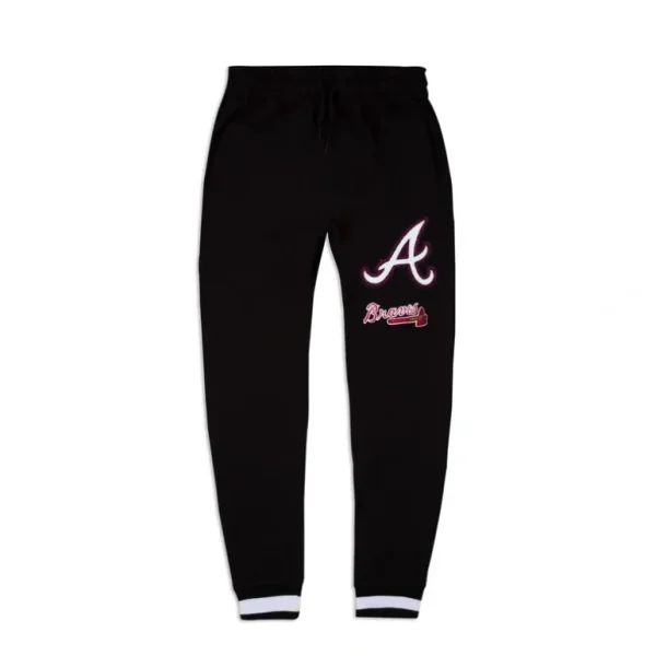 Fashion Atlanta Braves Logo Select Black Jogger - KTGCaps - Baseball caps for various teams, purchased online at a discount