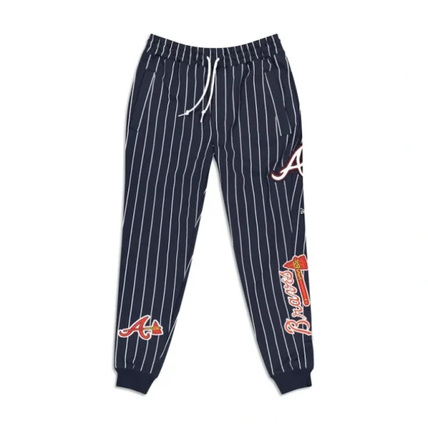Shop Atlanta Braves Logo Select Pinstripe Jogger - KTGCaps - Baseball caps for various teams, purchased online at a discount