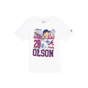 Sale Atlanta Braves Matt Olsen Caricature TShirt - KTGCaps - Baseball caps for various teams, purchased online at a discount