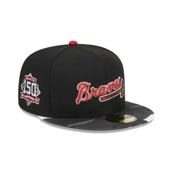 Best Sale Atlanta Braves Metallic Camo 59FIFTY Fitted Hat - KTGCaps - Baseball caps for various teams, purchased online at a discount