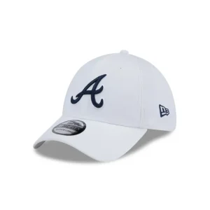 Best Atlanta Braves Optic White 39THIRTY Stretch Fit Hat - KTGCaps - Baseball caps for various teams, purchased online at a discount