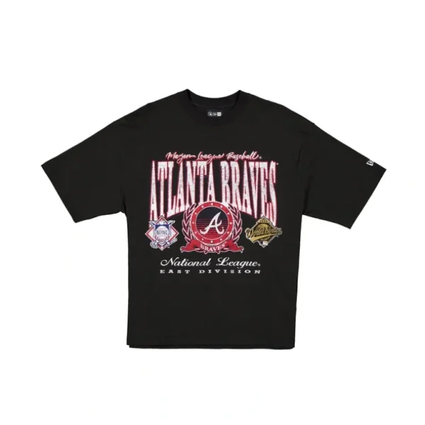 Sale Atlanta Braves Oversized Essentials TShirt - KTGCaps - Baseball caps for various teams, purchased online at a discount