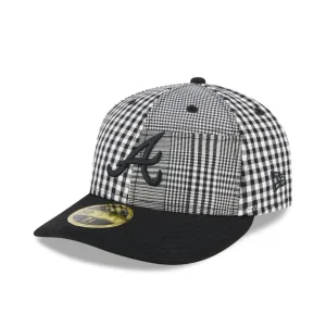 Best Sale Atlanta Braves Patch Plaid Low Profile 59FIFTY Fitted Hat - KTGCaps - Baseball caps for various teams, purchased online at a discount