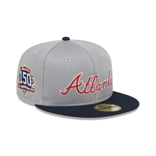 Sale Atlanta Braves Pivot Mesh 59FIFTY Fitted Hat - KTGCaps - Baseball caps for various teams, purchased online at a discount