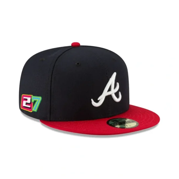 Discount Atlanta Braves Players Weekend Riley 59FIFTY Fitted Hat - KTGCaps - Baseball caps for various teams, purchased online at a discount