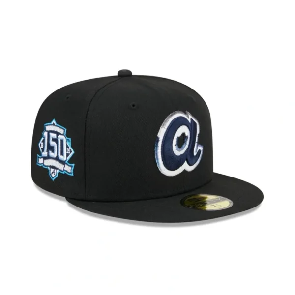Store Atlanta Braves Raceway 59FIFTY Fitted Hat - KTGCaps - Baseball caps for various teams, purchased online at a discount