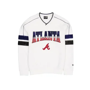 Shop Atlanta Braves Sport Classics White Crewneck - KTGCaps - Baseball caps for various teams, purchased online at a discount
