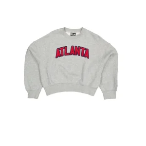 Store Atlanta Braves Sport Classics Womens Crewneck - KTGCaps - Baseball caps for various teams, purchased online at a discount
