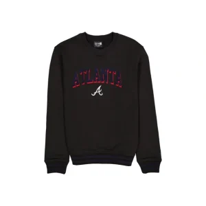 Store Atlanta Braves Sport Night Black Crewneck - KTGCaps - Baseball caps for various teams, purchased online at a discount