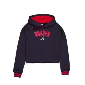 Shop Atlanta Braves Sport Night Navy Womens Hoodie - KTGCaps - Baseball caps for various teams, purchased online at a discount