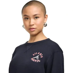 Online Atlanta Braves Sport Night TShirt Womens Long Sleeve - KTGCaps - Baseball caps for various teams, purchased online at a discount