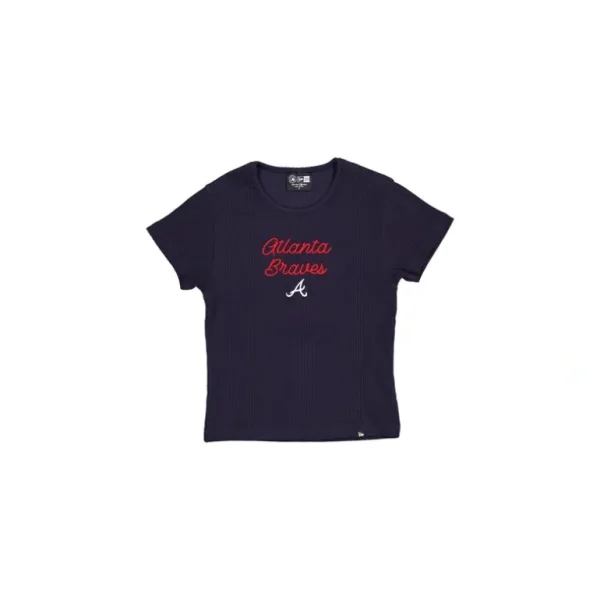Fashion Atlanta Braves Sport Night Womens Baby Tee - KTGCaps - Baseball caps for various teams, purchased online at a discount