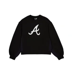 Sale Atlanta Braves Sport Night Womens Crewneck - KTGCaps - Baseball caps for various teams, purchased online at a discount