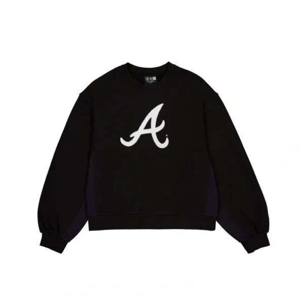 Sale Atlanta Braves Sport Night Womens Crewneck - KTGCaps - Baseball caps for various teams, purchased online at a discount