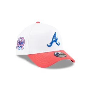 Sale Atlanta Braves Spring Colorway 9FORTY AFrame Snapback Hat - KTGCaps - Baseball caps for various teams, purchased online at a discount