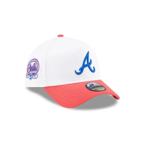 Sale Atlanta Braves Spring Colorway 9FORTY AFrame Snapback Hat - KTGCaps - Baseball caps for various teams, purchased online at a discount