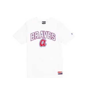 Outlet Atlanta Braves Throwback White TShirt - KTGCaps - Baseball caps for various teams, purchased online at a discount