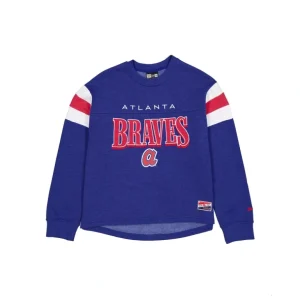 New Atlanta Braves Throwback Womens Crewneck - KTGCaps - Baseball caps for various teams, purchased online at a discount