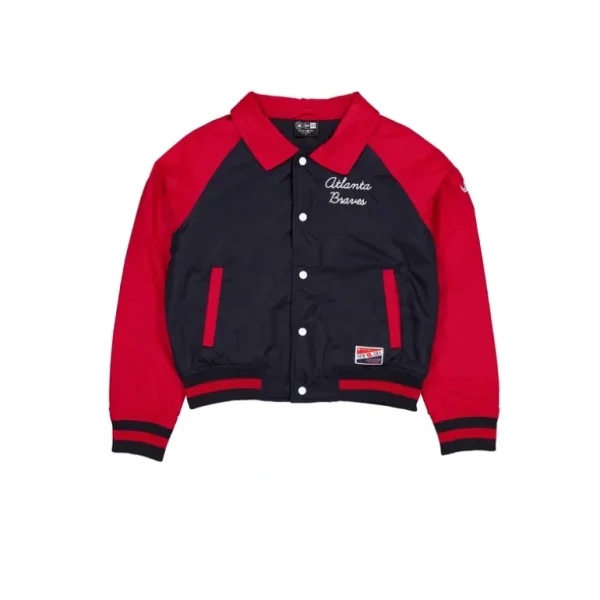Sale Atlanta Braves Throwback Womens Jacket - KTGCaps - Baseball caps for various teams, purchased online at a discount