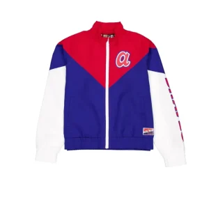 Best Sale Atlanta Braves Throwback Womens Windbreaker - KTGCaps - Baseball caps for various teams, purchased online at a discount
