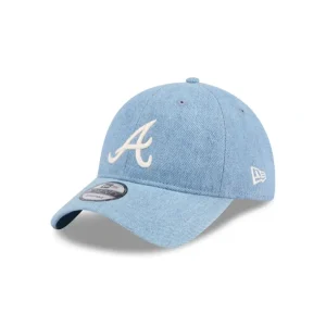 Shop Atlanta Braves Washed Denim 9TWENTY Adjustable Hat - KTGCaps - Baseball caps for various teams, purchased online at a discount