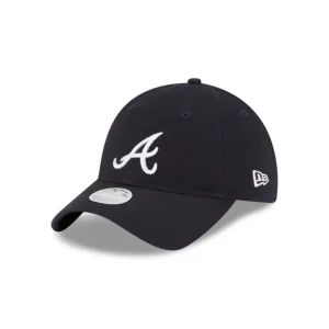 Best Atlanta Braves Womens Core Classic 9TWENTY Adjustable Hat - KTGCaps - Baseball caps for various teams, purchased online at a discount