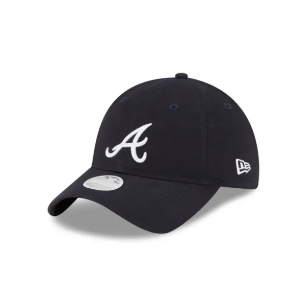 Best Atlanta Braves Womens Core Classic 9TWENTY Adjustable Hat - KTGCaps - Baseball caps for various teams, purchased online at a discount